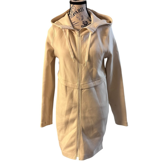 NWOT Lululemon Long Horizons Hoodie Neutral Cream, Full Zip $168 Sz 4 Minimalist - Picture 3 of 11